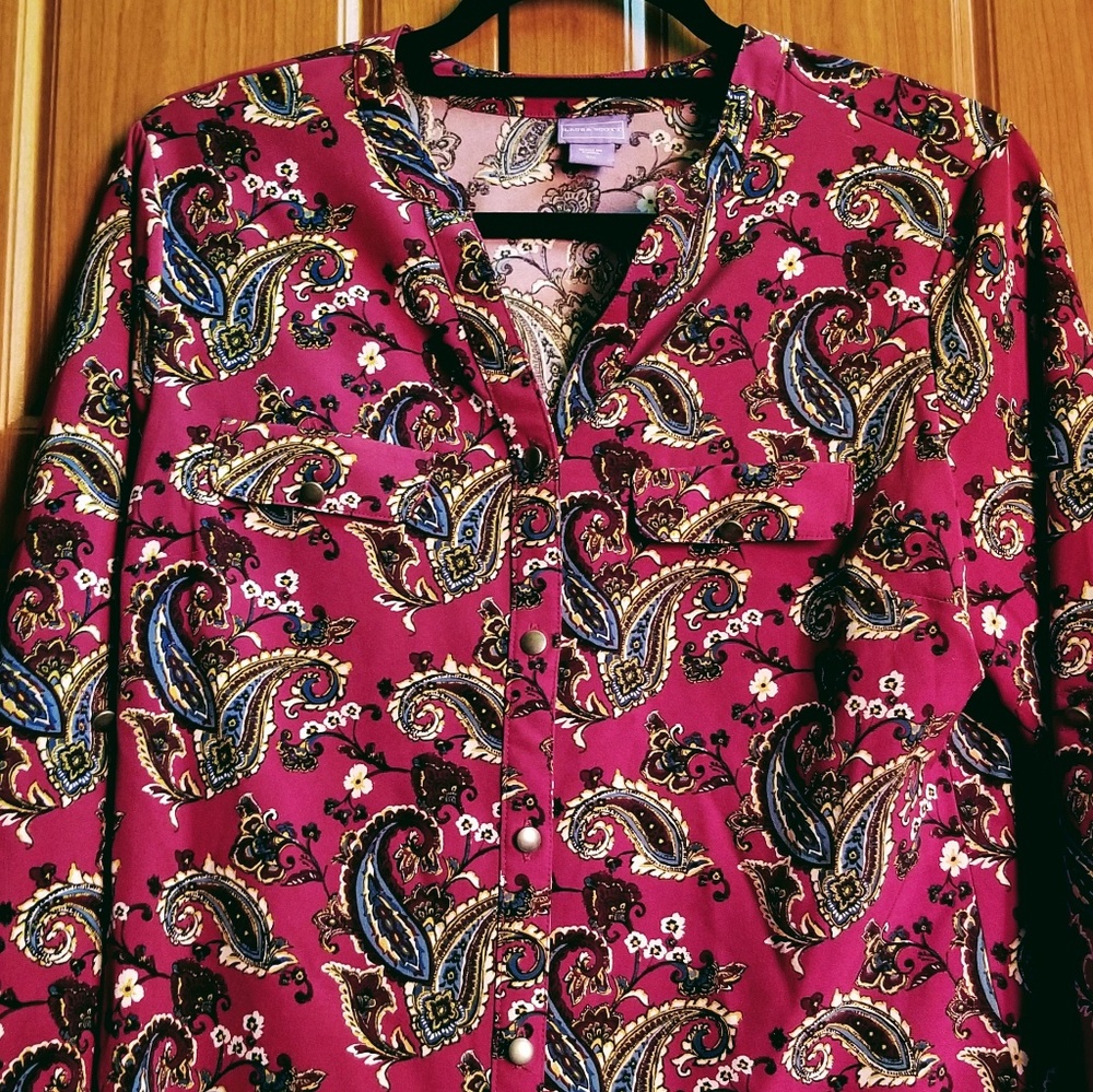 Laura Scott button blouse